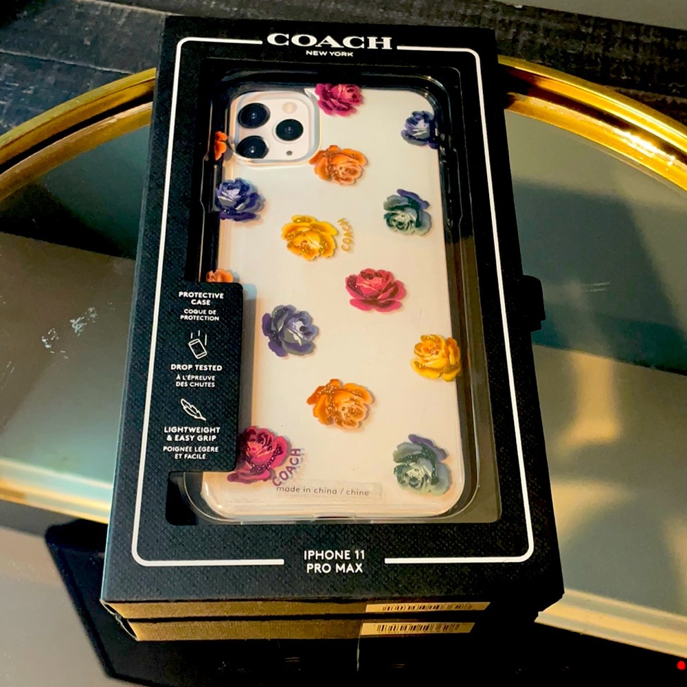 Coach cell phone case cover iPhone pro max 11